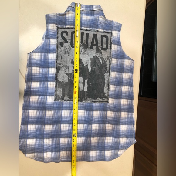 ❤️SOLD❤️ Handmade vest The Hocus Pocus Sanderson Sisters SQUAD Womens Med - Picture 7 of 11